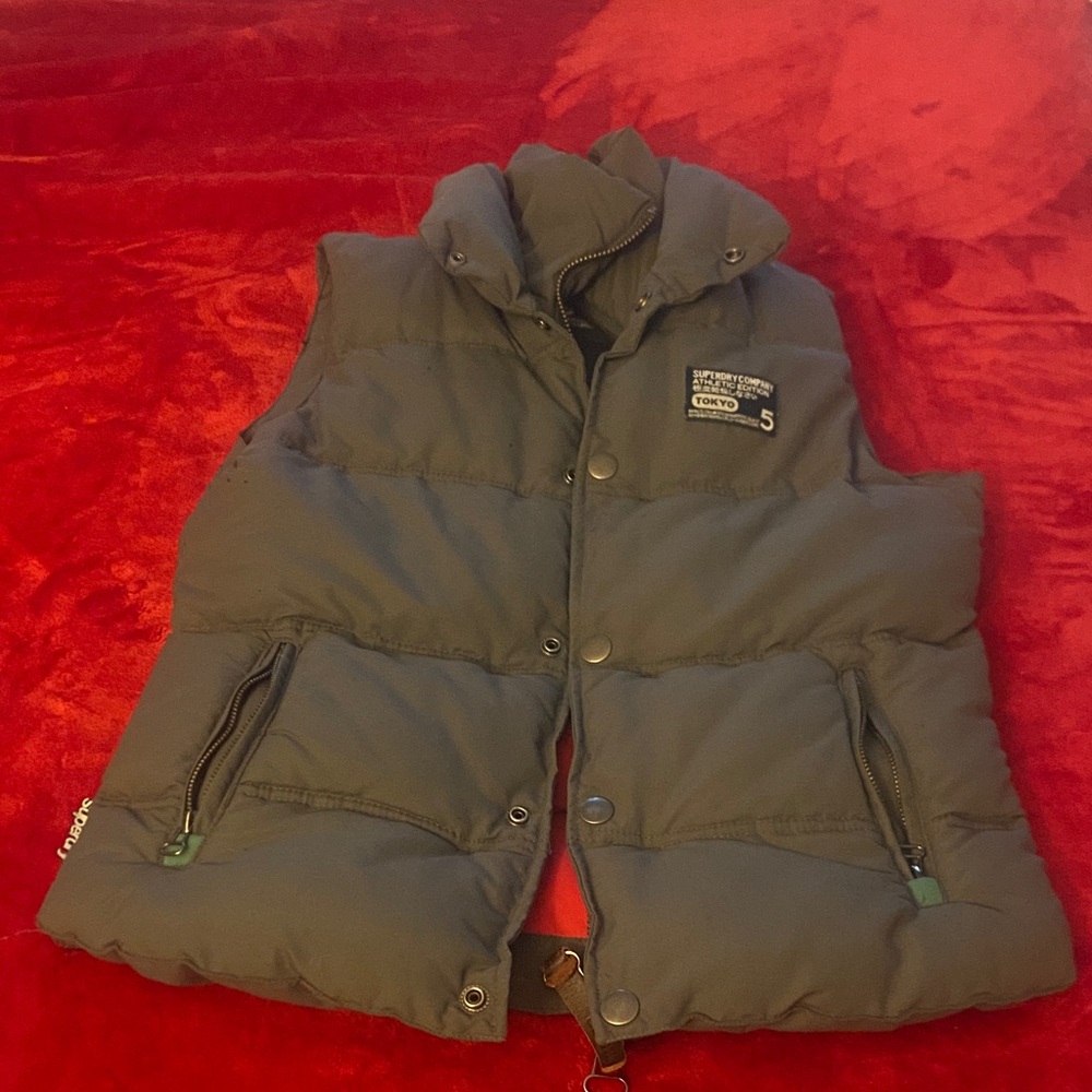 Superdry Athletic Edition Vest in Charcoal
